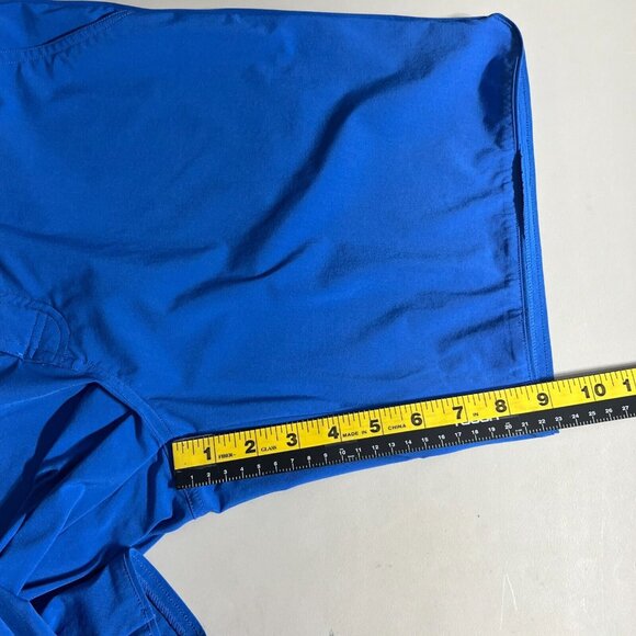 Rhone Board Shorts Men 36 Blue Tech Drawstring Classic Pockets 9” Stretch Beach‎ - Picture 13 of 15